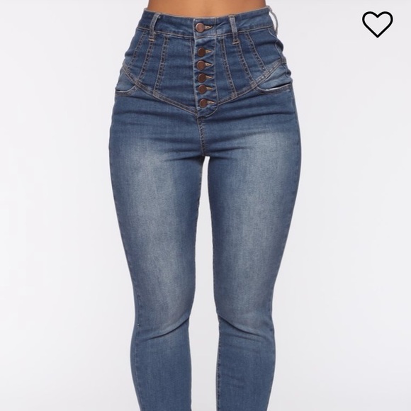 Fashion Nova High Rise Jeans NWT - Picture 2 of 4